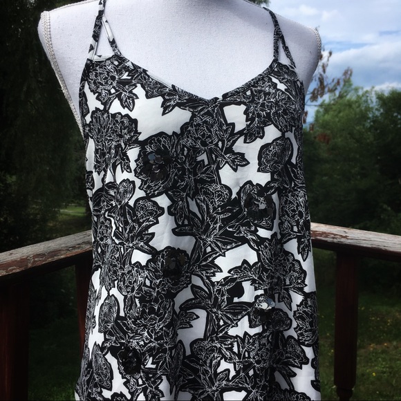 Express Tops - EXPRESS | Chiffon Bling Tank